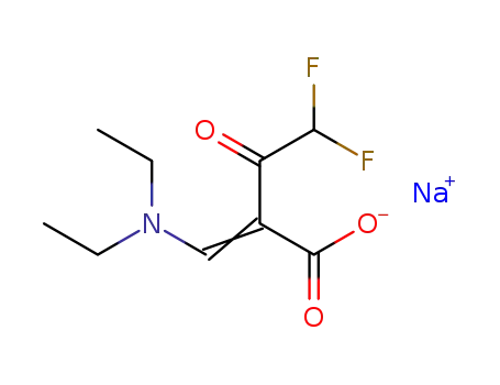 sodium 2-difluoroacetyl-3-(diethylamino)acrylate