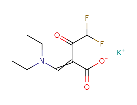 potassium 2-difluoroacetyl-3-(diethylamino)acrylate