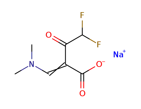 sodium 2-difluoroacetyl-3-(dimethylamino)acrylate