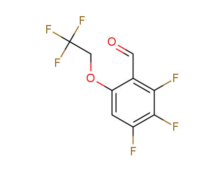 2,3,4-trifluoro-6-(2,2,2-trifluoroethoxy)benzaldehyde