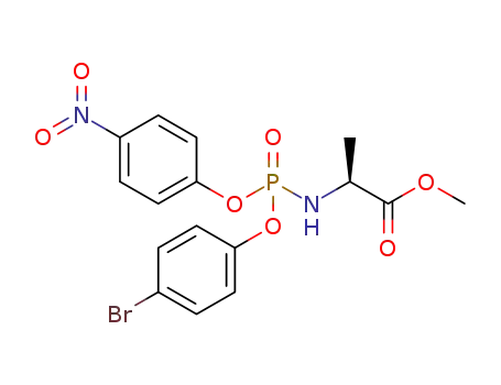 methyl ((4-bromophenoxy)(4-nitrophenoxy)phosphoryl)-L-alaninate