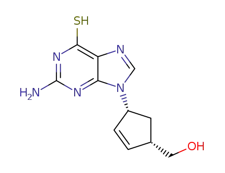 ((1S,4R)-4-(2-amino-6-mercapto-9H-purin-9-yl)cyclopent-2-en-1-yl)methanol