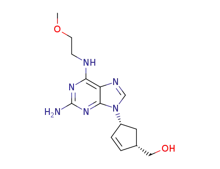 ((1S,4R)-4-(2-amino-6-((2-methoxyethyl)amino)-9H-purin-9-yl)cyclopent-2-en-1-yl)methanol