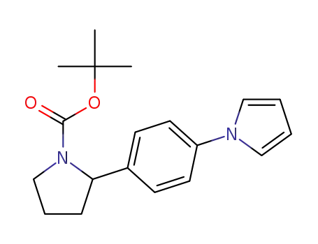 tert-butyl 2-(4-(1H-pyrrol-1-yl)phenyl)pyrrolidine-1-carboxylate