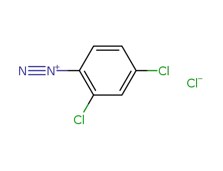 Molecular Structure of 13617-98-6 (Benzenediazonium, 2,4-dichloro-, chloride)