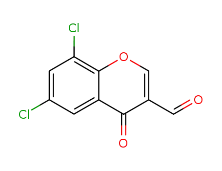 Molecular Structure of 64481-10-3 (6,8-DICHLORO-3-FORMYLCHROMONE)