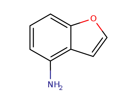 Molecular Structure of 412336-07-3 (1-BENZOFURAN-4-AMINE)
