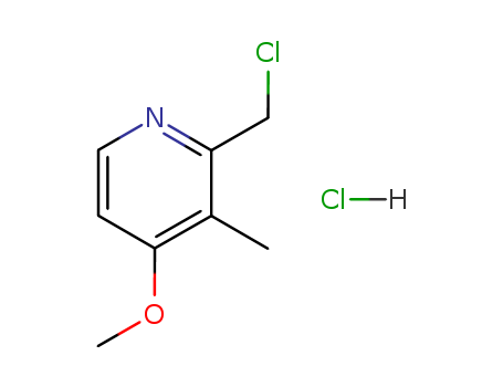 86604-74-2,Pyridine, 2-(chloromethyl)-4-methoxy-3-methyl-, hydrochloride,