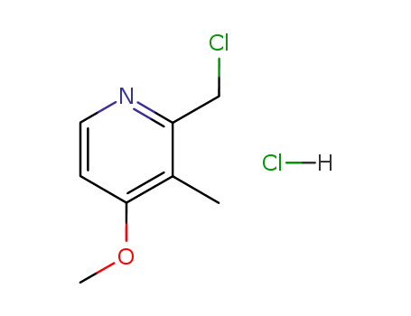 Pyridine, 2-(chloromethyl)-4-methoxy-3-methyl-, hydrochloride