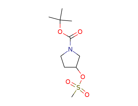 1-Pyrrolidinecarboxylic acid, 3-[(methylsulfonyl)oxy]-, 1,1-dimethylethyl ester(141699-57-2)