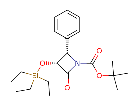 (3R,4S)-tert-Butyl 2-oxo-4-phenyl-3-(triethylsilyloxy)azetidine-1-carboxylate(149198-47-0)