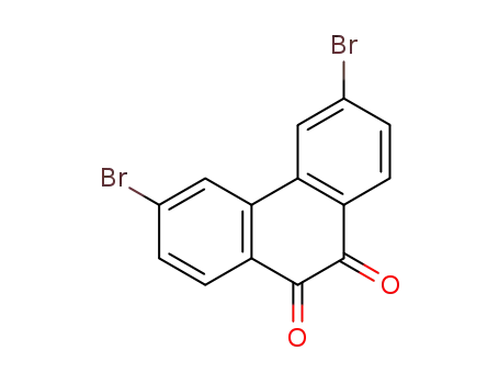 Molecular Structure of 53348-05-3 (3,6-Dibromo-phenanthrenequinone)