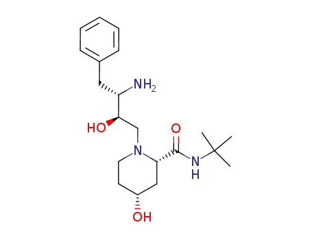 (2S,4R)-1-((2R,3S)-3-Amino-2-hydroxy-4-phenyl-butyl)-4-hydroxy-piperidine-2-carboxylic acid tert-butylamide