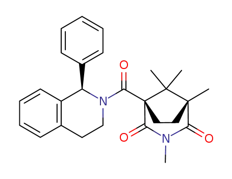 (1R,5S)-1,3,8,8-Tetramethyl-5-((R)-1-phenyl-3,4-dihydro-1H-isoquinoline-2-carbonyl)-3-aza-bicyclo[3.2.1]octane-2,4-dione
