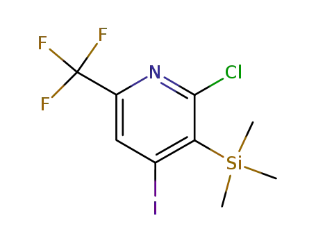 2-Chloro-4-iodo-6-trifluoromethyl-3-trimethylsilanyl-pyridine