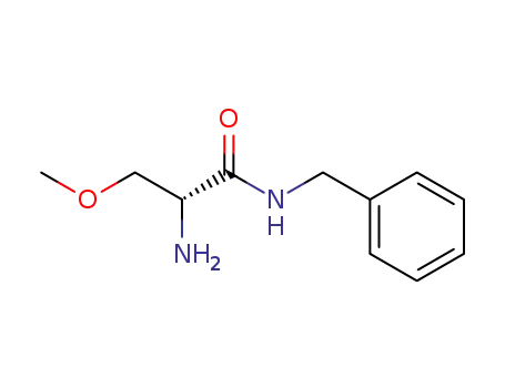 Molecular Structure of 196601-69-1 ((R)-2-amino-N-benzyl-3-methoxypropanamide)