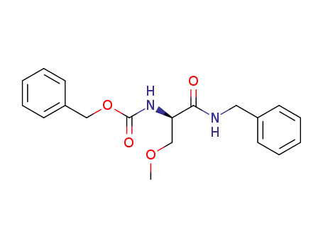 Molecular Structure of 196601-68-0 ((R)-benzyl 1-(benzylaMino)-3-Methoxy-1-oxopropan-2-ylcarbaMate)