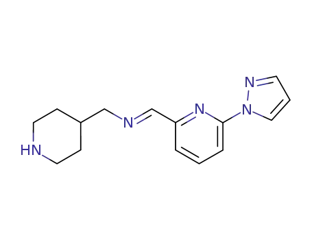 Piperidin-4-ylmethyl-[1-(6-pyrazol-1-yl-pyridin-2-yl)-meth-(E)-ylidene]-amine