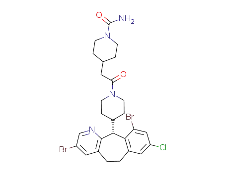 1-Piperidinecarboxamide,4-[2-[4-[(11R)-3,10-dibromo-8-chloro-6,11-dihydro-5H-benzo[5,6]cyclohepta[1,2-b]pyridin-11-yl]-1-piperidinyl]-2-oxoethyl]-