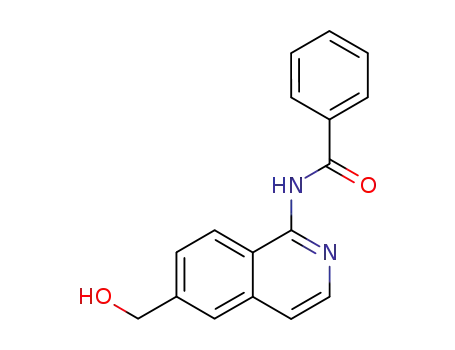 N-[6-(hydroxymethyl)-1-isoquinolinyl]benzamide