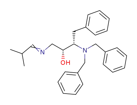 (2R,3S)-3-Dibenzylamino-1-[2-methyl-prop-(E)-ylideneamino]-4-phenyl-butan-2-ol