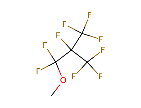 163702-08-7,METHYL PERFLUOROBUTYL ETHER,1,1,2,3,3,3-Hexafluoro-1-methoxy-2-(trifluoromethyl)propane;2-(Difluoromethoxymethyl)-1,1,1,2,3,3,3-heptafluoropropane; Methylnonafluoroisobutyl ether; Methyl perfluoroisobutyl ether; Perfluoroisobutylmethyl ether; i 7100