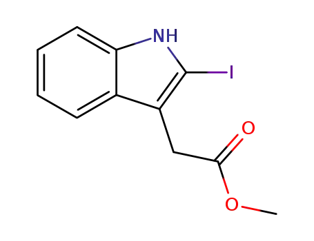 Methyl 2-(2-iodo-1H-indol-3-yl)acetate