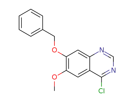 Molecular Structure of 162364-72-9 (7-Benzyloxy-4-chloro-6-methoxyquinazoline)