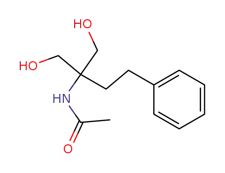 N-(1-hydroxy-2-(hydroxymethyl)-4-phenylbut-2-yl)acetamide