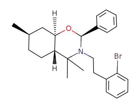 3-[(2'-bromophenyl)ethyl]-2α-phenyl-4,4,7α-trimethyl-trans-octahydro-1,3-benzoxazine