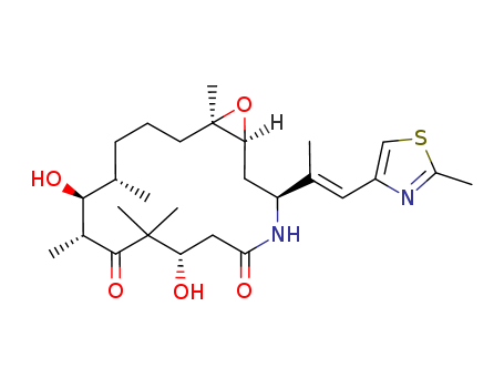 17-Oxa-4-azabicyclo[14.1.0]heptadecane-5,9-dione,7,11-dihydroxy-8,8,10,12,16-pentamethyl-3-[(1E)-1-methyl-2-(2-methyl-4-thiazolyl)ethenyl]-,(1S,3S,7S,10R,11S,12S,16R)-