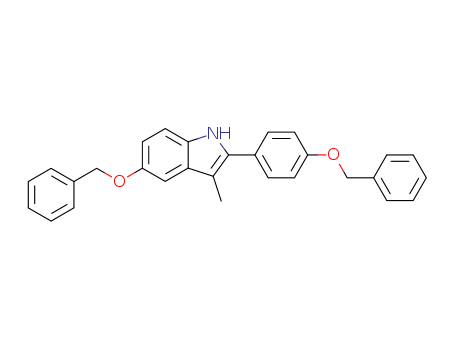 3-Methyl-5-(phenylmethoxy)-2-[4-(phenylmethoxy)phenyl]-1H-indole