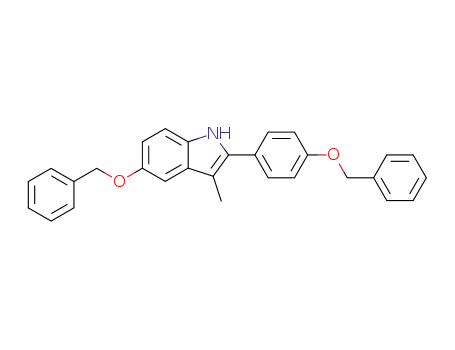 5-benzyloxy-2-(4-benzyloxy-phenyl)-3-methyl-1H-indole