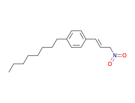 1-((E)-3-Nitro-propenyl)-4-octyl-benzene