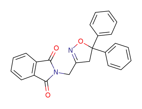 2-(5,5-diphenyl-4,5-dihydro-isoxazol-3-ylmethyl)-isoindole-1,3-dione