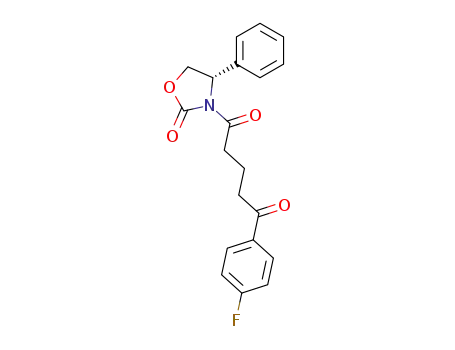 3-[5-(4-fluorophenyl)-1,5-dioxopentyl]-4-phenyl-(4S)-2-oxazolidinone