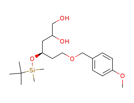 4-(tert-butyl-dimethyl-silanyloxy)-6-(4-methoxy-benzyloxy)-hexane-1,2-diol