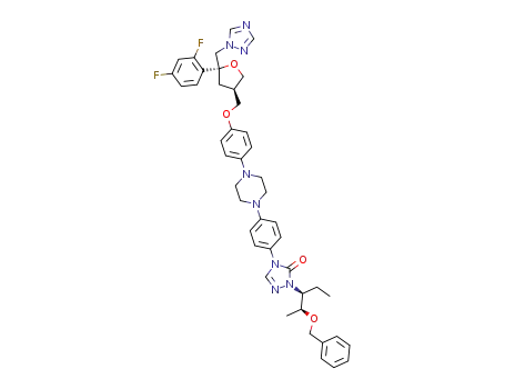 Molecular Structure of 170985-86-1 (O-Benzyl Posaconazole)