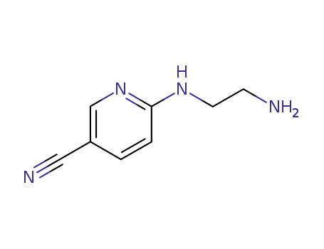 Molecular Structure of 202460-48-8 (6-[(2-AMINOETHYL)AMINO]NICOTINONITRILE)