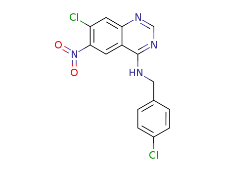 (4-chloro-benzyl)-(7-chloro-6-nitro-quinazolin-4-yl)-amine