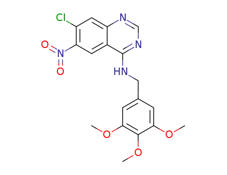 (7-chloro-6-nitro-quinazolin-4-yl)-(3,4,5-trimethoxy-benzyl)-amine