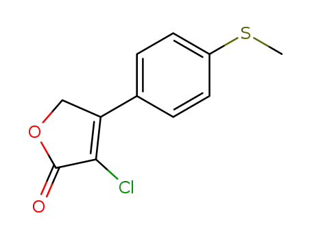 3-chloro-4-(4'-methylthiophenyl)-5H-furan-2-one