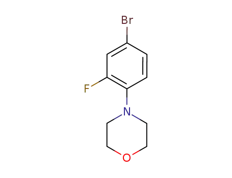 Molecular Structure of 513068-89-8 (4-(4-bromo-2-fluorophenyl)morpholine)