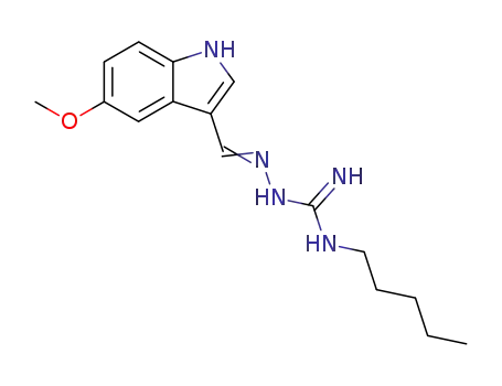 1-[(5-Methoxy-3-indolylidene)methylamino]-2-pentylguanidine