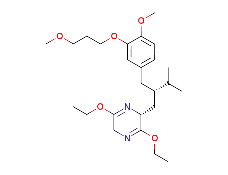 (2R)-3,6-diethoxy-2,5-dihydro-2-{(2S)-2-{[4-methoxy-3-(3-methoxypropoxy)phenyl]methyl}-3-methylbutyl}-pyrazine