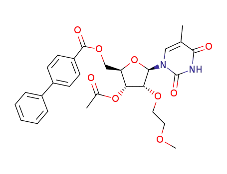3'-O-Acetyl-2'-O-(2-methoxyethyl)-5-methyl-5'-O-(4-phenylbenzoyl)uridin