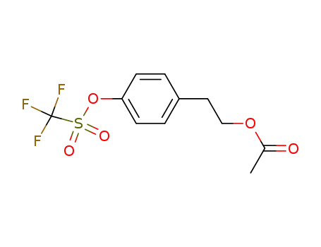 acetic acid 2-[4-(trifluoromethanesulfonyloxy)phenyl]ethyl ester