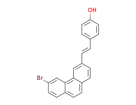 3-bromo-6-(p-hydroxystyryl)phenanthrene