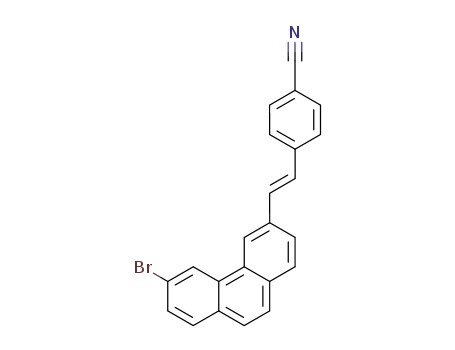 3-bromo-6-(p-cyanostyryl)phenanthrene
