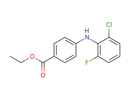 4-(2-chloro-6-fluoro-phenylamino)benzoic acid ethyl ester